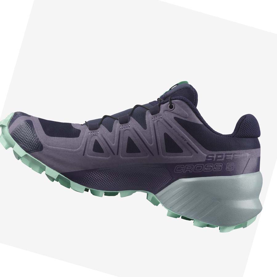 Salomon SPEEDCROSS 5 Kadın Patika Koşu Ayakkabısı Mor | TR 2741JPQ